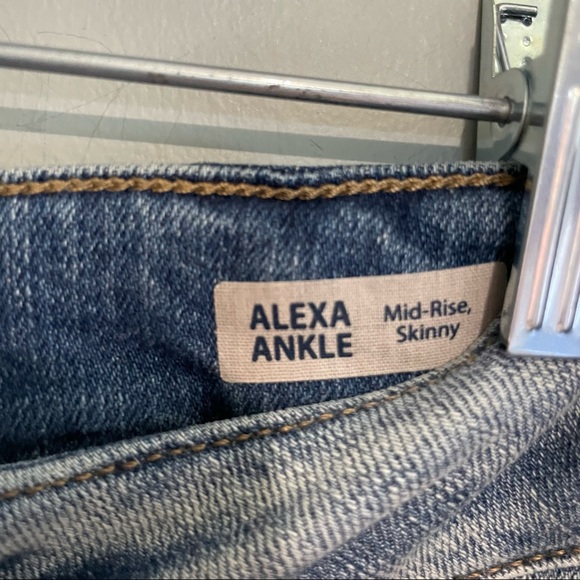 Mavi Alexa ankle mid rise skinny with distressing size 31 - Picture 9 of 12